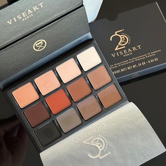 Viseart LIMITED EDITION VisePRO Neutral Mattes 25e Anniversary Eyeshadow Palette - Picture 6 of 12